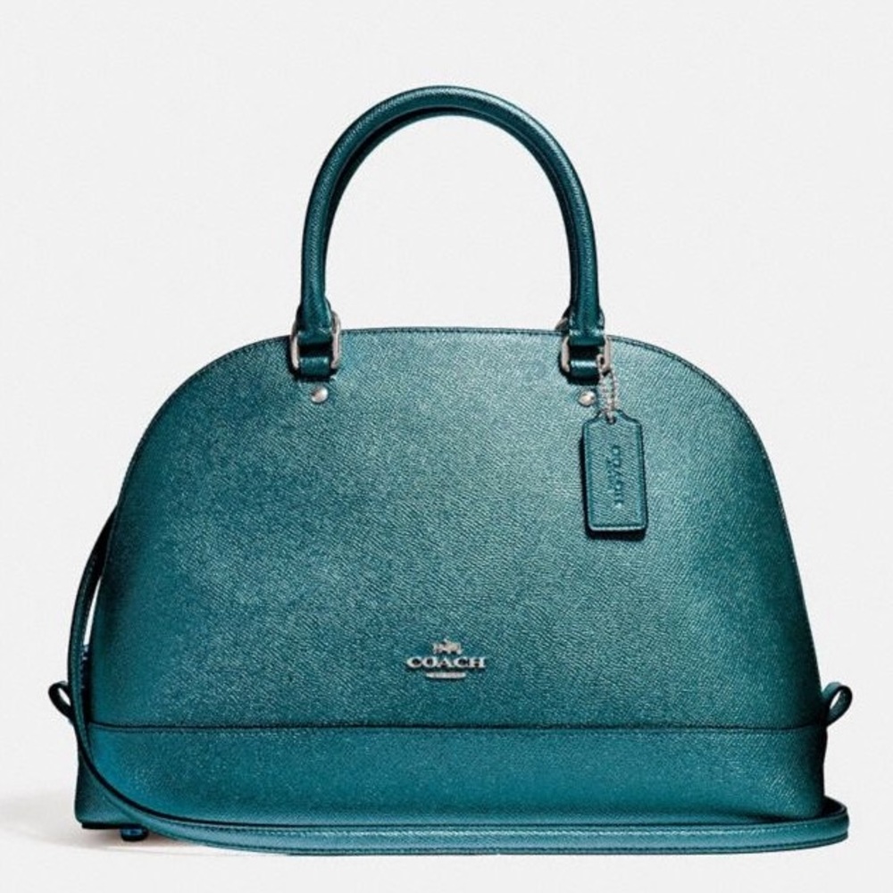 Preowned Coach Sierra Satchel Teal